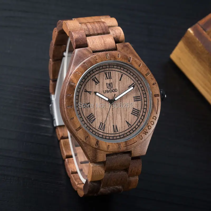 Новинка! Топ Роскошные мужские часы 47,5 мм большой размер мужские деревянные часы дешевые модные деревянные часы