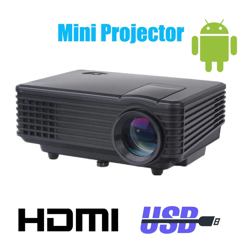 Wifi 3d led mini projector accessories full hd tv home