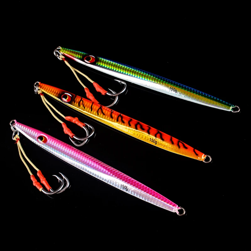 

Lurekiller Luminous lead fish 80g 150g 175g 280g pesca lure glow jigging lure with hooks jig fish