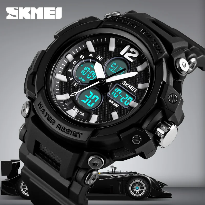 

SKMEI Men Sport Watches Multifunction Outdoor Waterproof Military Army Mens Watch Reloj Led Digital Watch Fashion Gift Men Watch