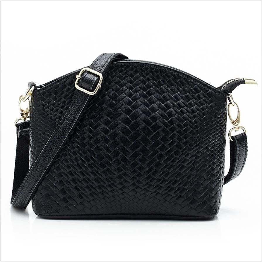 dark blue leather bag