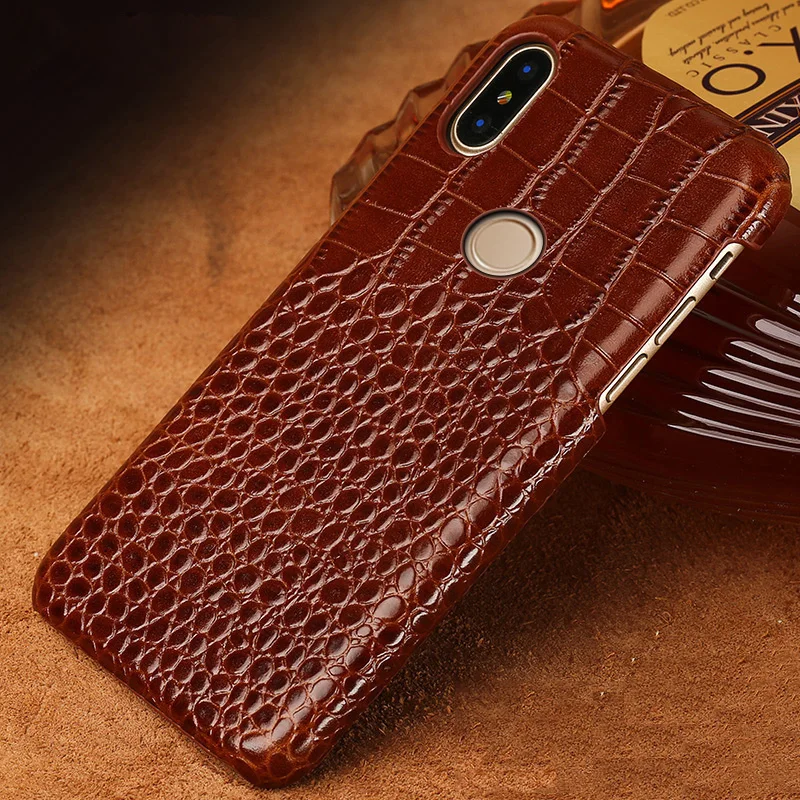 

For Mi 9 Crocodile Texture Leather Phone Case For Xiaomi Mi 5 5S 6 8 A1 A2 lite Max 2 3 Mix 2 2s case Cover For Redmi Note 4