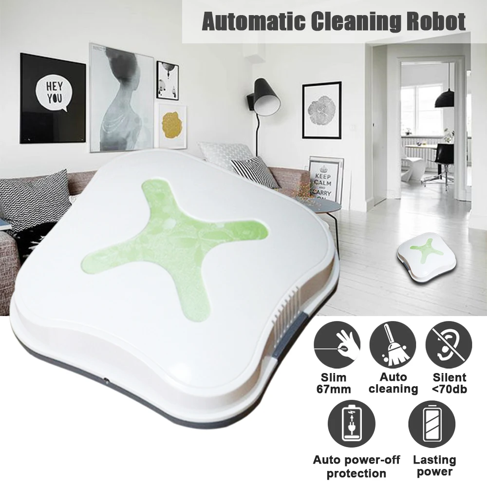 USB Household Mini Automatic Smart Intelligent Sweeping Vacuum Cleaner Rechargeable Floor Cleaning Robot Cleaner Sweeper USB Household Mini Automatic Smart Intelligent Sweeping Vacuum Cleaner Rechargeable Floor Cleaning Robot Cleaner Sweeper