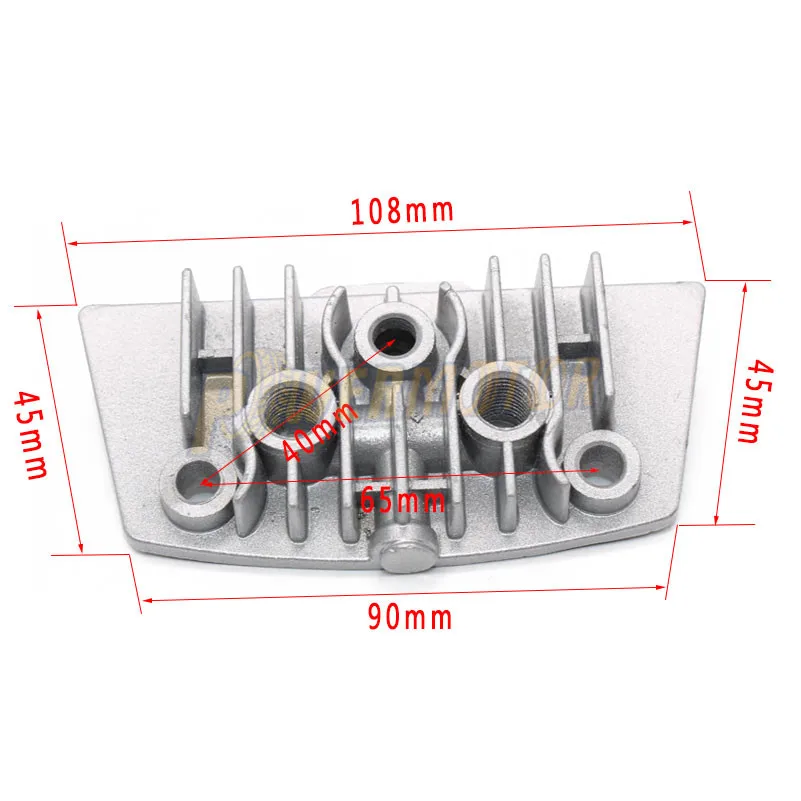 50cc 70cc 90cc 110cc мотоцикл адаптер масляного охладителя чехол для цилиндра двигателя горизонтальный двигатель адаптер чехол для цилиндра двигателя