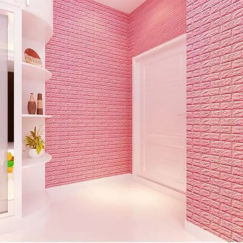 PE Foam 3D Wall Stickers Brick Pattern Waterproof Self Adhesive Wallpaper Room Home Decor For Kids Bedroom Living Room Stickers PE Foam 3D Wall Stickers Brick Pattern Waterproof Self Adhesive Wallpaper Room Home Decor For Kids Bedroom Living Room Stickers
