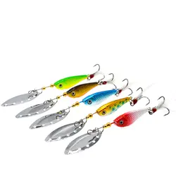 1 шт. 16,5 г spinner Ложка металлическая приманка Fishin приманки блёстки Crankbait блесны-дорожки для бас форель окунь Щука вращающийся Рыбалка