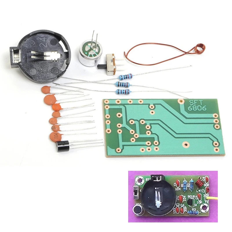 FM Frequency Modulation Wireless Microphone Module DIY Kit FM