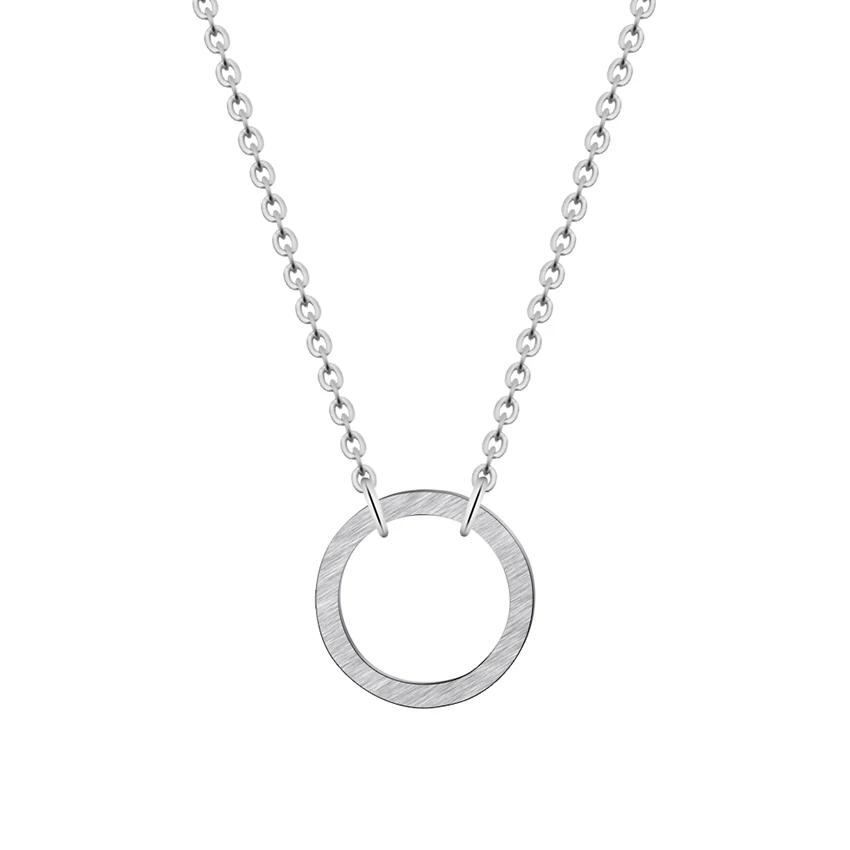 

ACEBFEET Fashion Casual Personality Circle Lariat Pendant Gold Color Necklace High Quality Simple Choker Necklaces for Women
