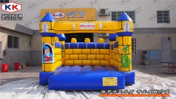 

inflatable yellow checks bouncer for rental mini size inflatable bouncer for theme activity event inflatable bouncer