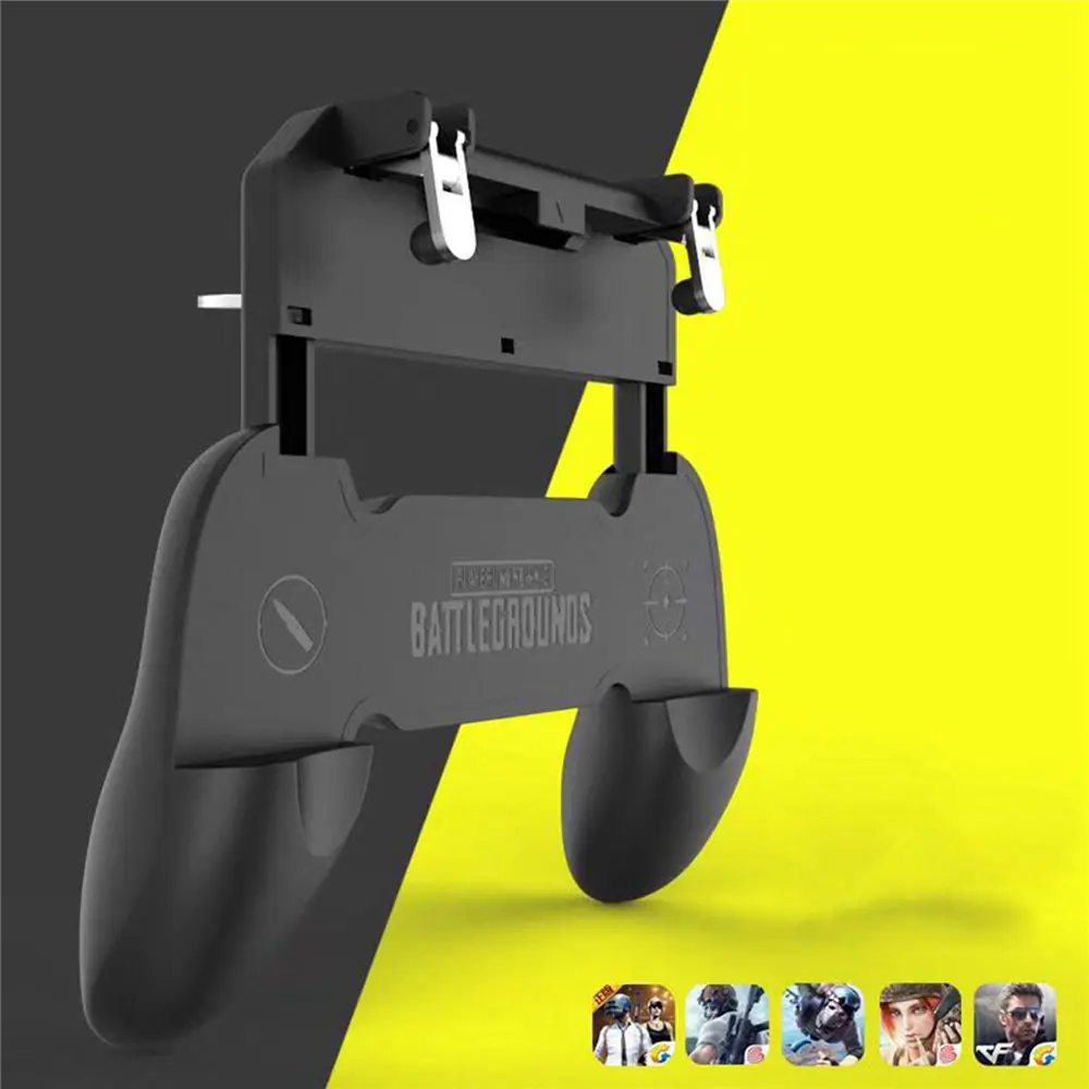  Mobile Phone Gamepad joystick holder Grip trigger Controller l1r1 shooter Fire Button Aim Key smart