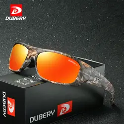 DUBERY поляризационные Ночное видение пилотные очки Для мужчин ретро мужские солнцезащитные очки для Для мужчин UV400 Роскошные брендовые