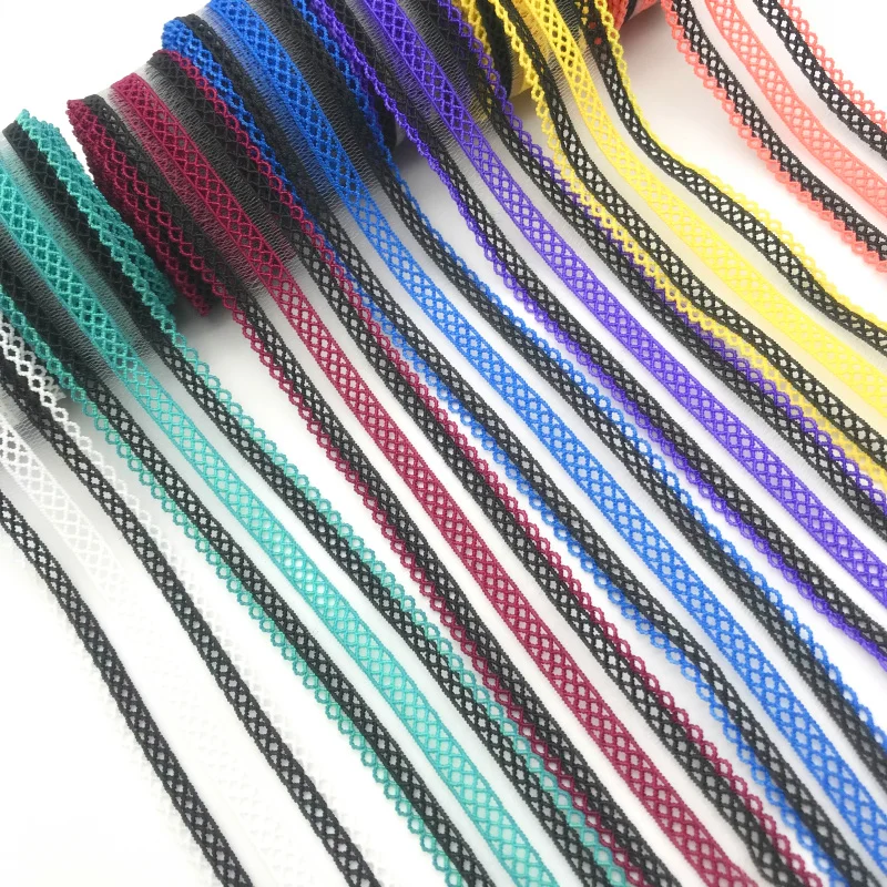 Crocheted Lace Trim DIY Craft Ribbon 20 Yards Cotton Lace Trim Beige, 1-Pack 0.39 inch Lace Ribbon for Scrapbooking Gift Package Wrapping
