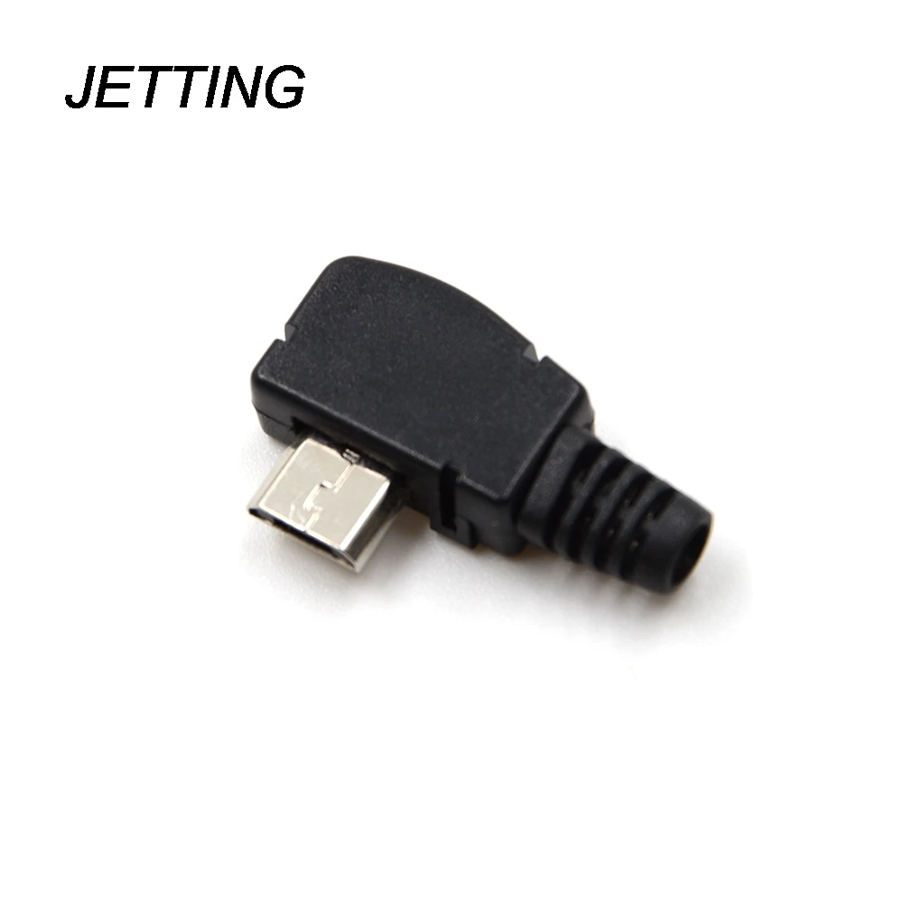 JETTING правый угол микро USB 5 P порт штекер разъем с пластиковой крышкой|connector male|connector
