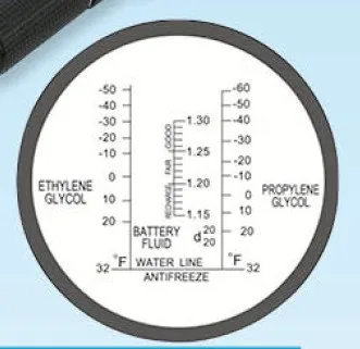 Этиленгликоль:-50'F-32'F антифриз или батарея ручной рефрактометр-RHA-300ATC