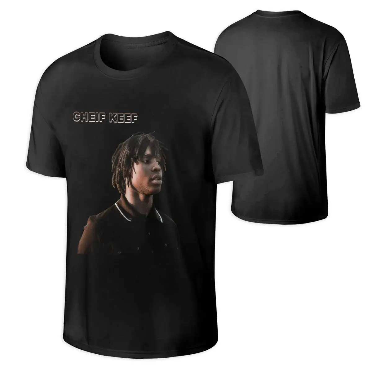 Мужские Chief Keef модные музыкальные Поклонники группы футболки с короткими