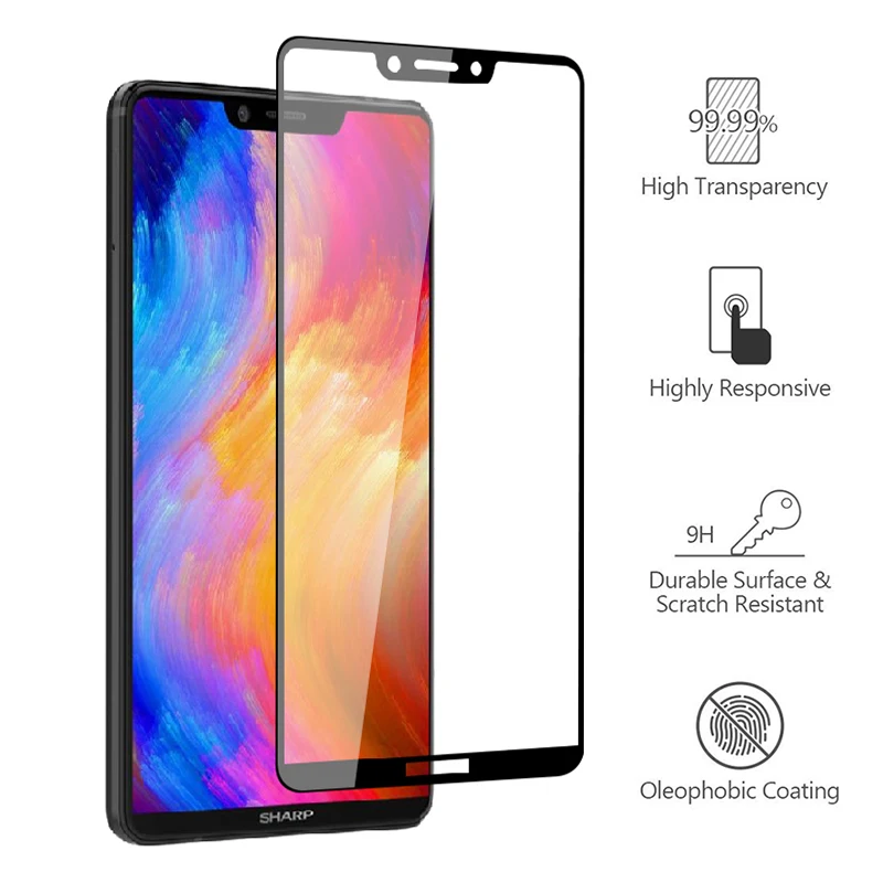10 шт. защитная пленка для экрана из закаленного стекла Sharp Aquos S3 s2 FS8032 6 0 дюйма |