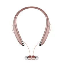 Спортивные Беспроводной Спорт на открытом воздухе шейным наушники с микрофоном шее висит магнитные наушники с внешней звуковой CDE-V8