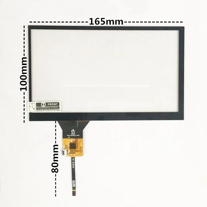 

7 inch touch screen universal capacitive navigation screen DVD car navigation screen 6 pin IC:GT911