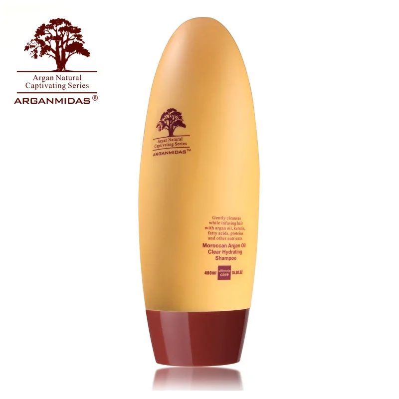 

High Superior Arganmidas Moroccan Argan Oil 450ml Clear Hydrating Dry Natural Hair Shampoo Professional Moisturizing Damaged