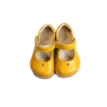 

Girls Shoes Kids loafers Genuine leather lining 2019 Spring autumn Leather Party Shoes Little Girls Flats Children Shoes