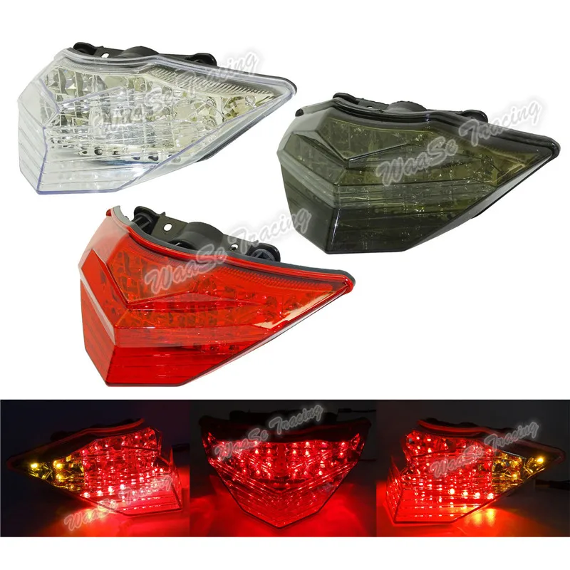 

waase Kawasaki Ninja 250 300 300R EX250 EX300 Z300 For 2013 2014 2015 2016-2018 Tail Brake Turn Signals Integrated Led Light