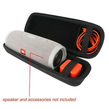 

Newest EVA Carry Travel Protective Speaker Cover Pouch Bag Case for JBL Charge 3 Charge3 Speaker Extra Space for Plug & Cables