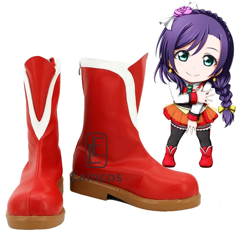 Anime LoveLive! School idol project Sunny Day Song Tojo Nozomi Shoes Cosplay Christmas Party Boots Custom Made | Тематическая