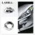 LARBLL Coppia Chrome Anteriore Sinistro e Destro lampada Della Luce di Nebbia Telaio di copertura trim Decorazione Per Peugeot 307