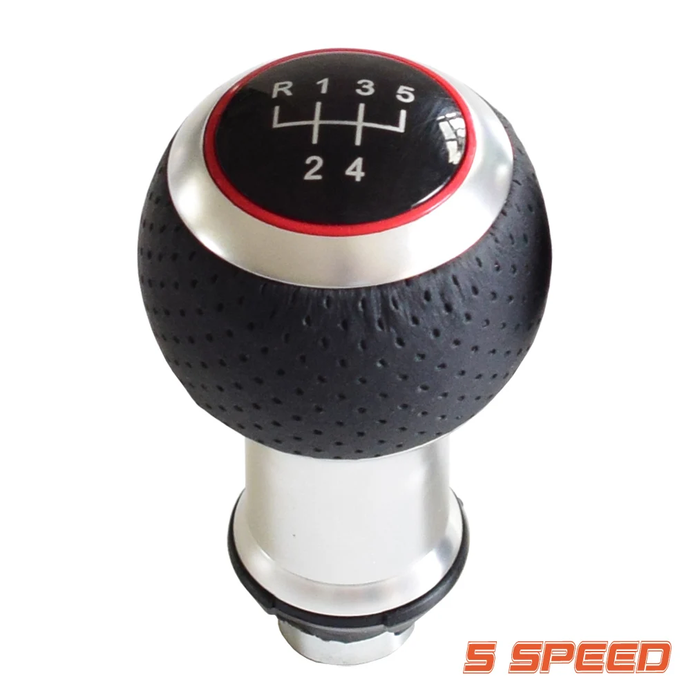 5 Speed 5 скоростей, 6 скоростей, рычаг рычага переключения передач MT, гандбол 12 мм, автомобильный Стайлинг для Audi A4 8K type 2007-/A5 8T type 07-15/Q5 08-15 - Название цвета: 5 Speed