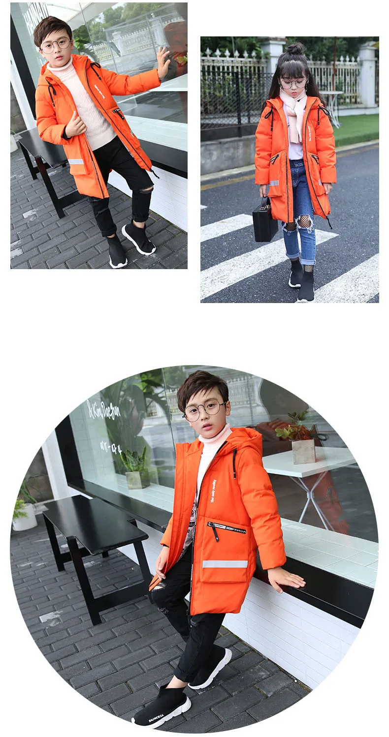2017 High Quality Hooded Thick Boys Winter Down Coats For Kids Big Pocket Jackets Girls Clothes Children Tops Outerwear Clothing (11)