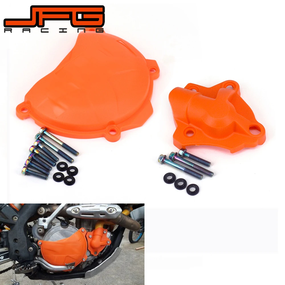 Сцепление Мотоцикла защитная крышка водяного насоса протектор для KTM SXF EXCF XCF XCFW SX-F EXC-F XC-F XCF-W 250 FREERIDE 350 - Цвет: water clutch cover