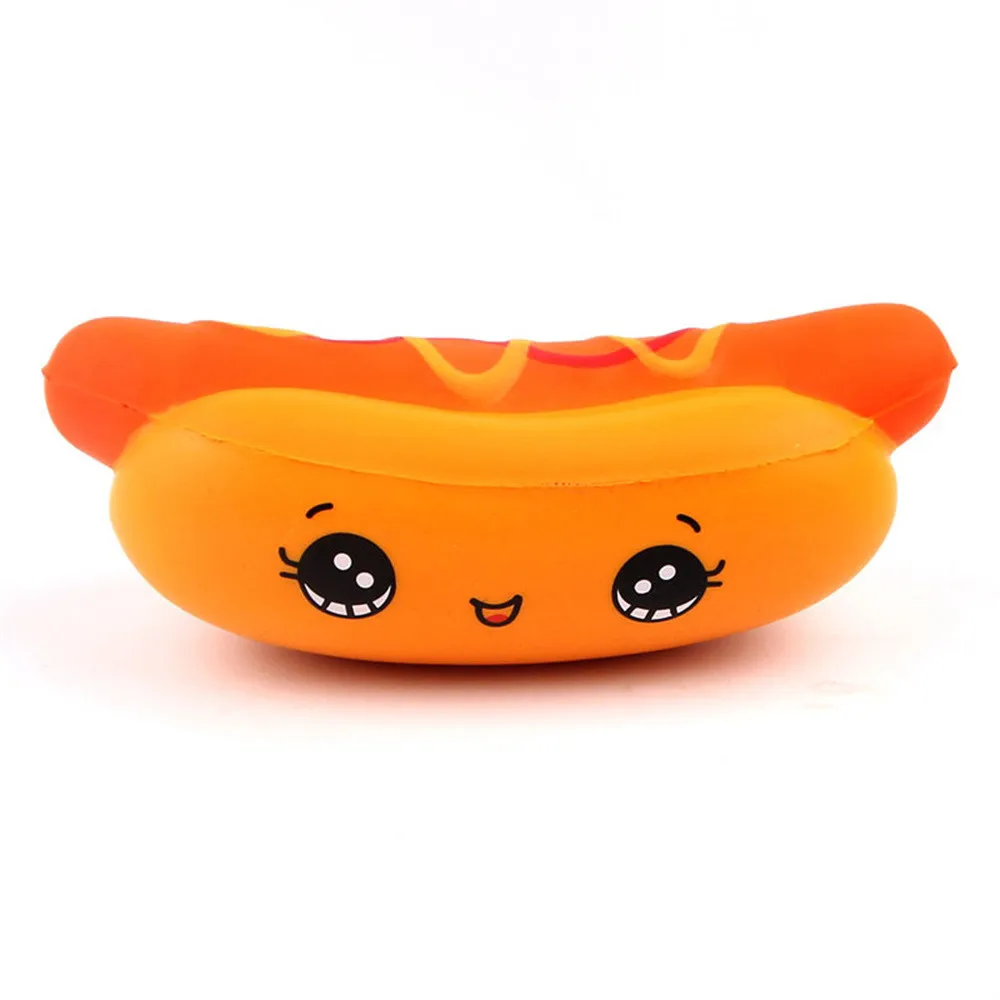 Silly Squishy Hot Dog Scented Slow Rising Squeeze Toys Stress Reliever
