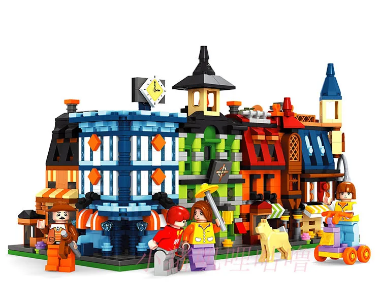 

Model building kits compatible with lego new city 3D blocks Educational model building toys hobbies for children