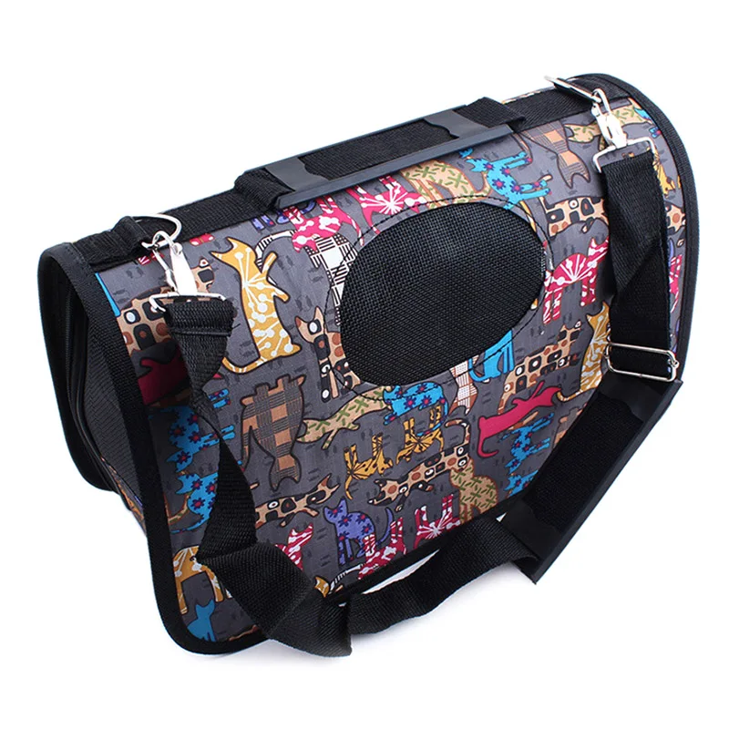 Переносная переноска для домашних животных, клетка для перевозки грузов, питомник, мягкий удобный щенок, котенок, открытый@ LS