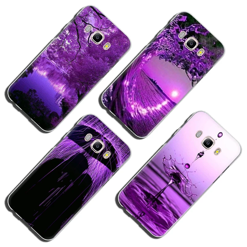 Infinity on фиолетовый жесткий чехол для телефона Samsung GaLaxy J6 J7 J1 J2 J3 J5 2015 2016 2017