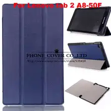 Magnet stand Luxury Pu leather case cover For Lenovo Tab 2 A8 A8-50 A8-50F A8-50LC tablet funda case + screen protector + stylus