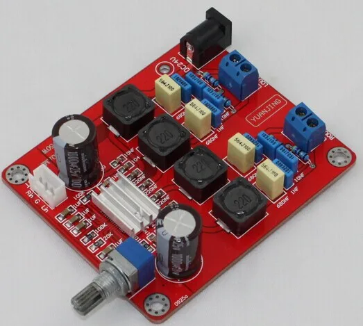 Плата усилителя канала класса D 2 0 DC18 24V 2A TPA3116 (50 Вт + 50 Вт)|amplifier board|channel amplifier2.0 amplifier