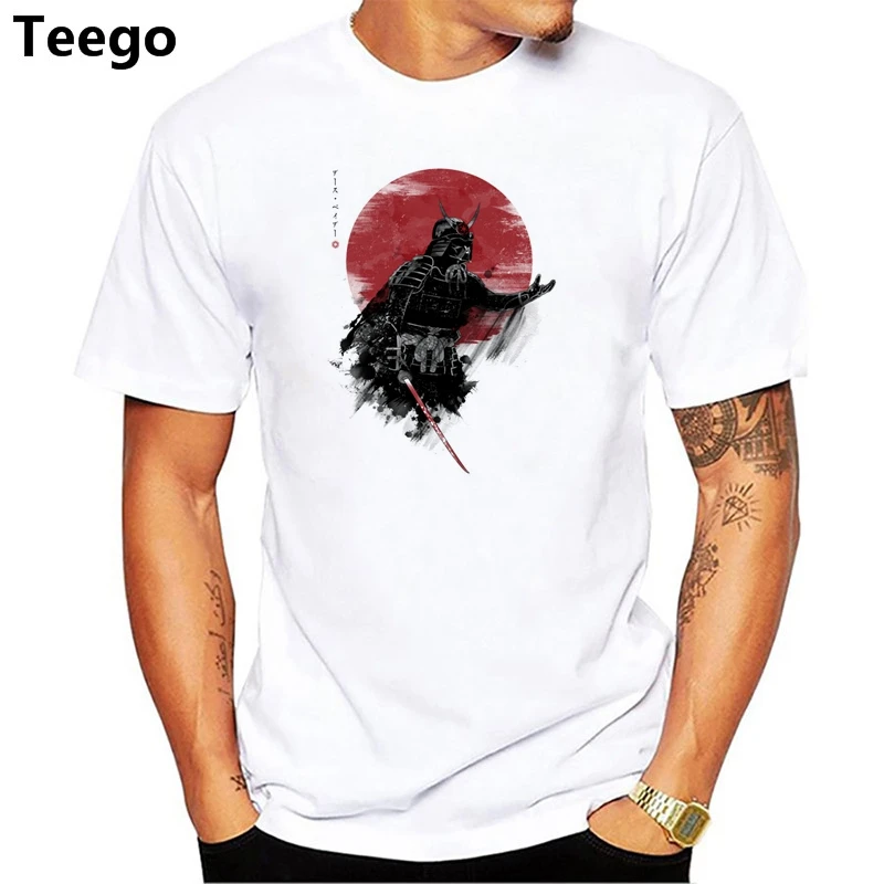 Мандалорская футболка с Самураем летние Звездные войны Акира футболки Куросава Модные топы с короткими рукавами футболка в стиле хип-хоп