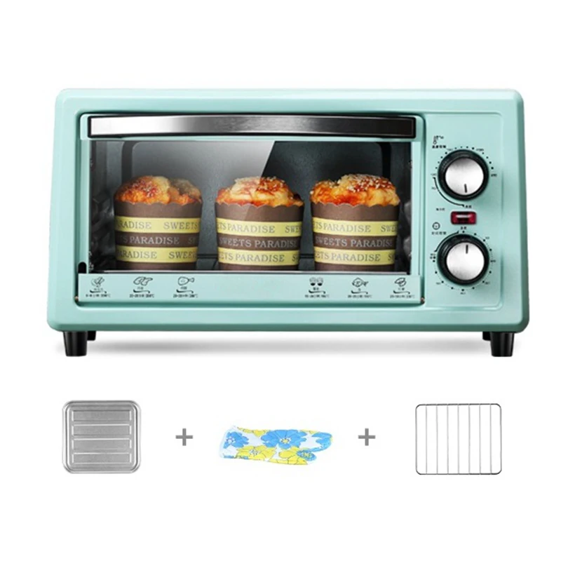 DMWD, 11 л, Бытовая мини-электрическая духовка, 220 В, 800 Вт, многофункциональная машина для выпечки пиццы, торта, сушилка для овощей и фруктов