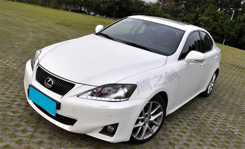 VLAND автомобиль лампа для Lexus IS250 светодиодный головной светильник 2006 2008 2010 2012 IS300 IS250 светодиодный головной светильник с DRL H7 ксеноновые линзы