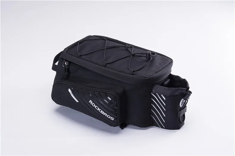 Sale ROCKBROS Bicycle Bag Trunk Bag Pannier Nylon Bike Cycling MTB Outdoor Rack Rear Trunk Tote Bag Basket Bicycle Accessories 13