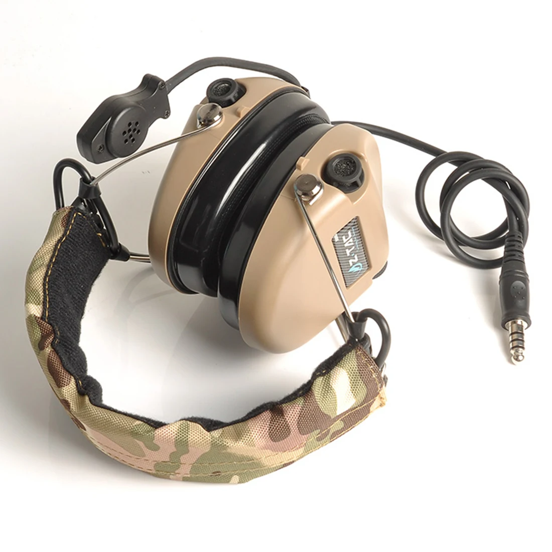 Для Airsoft гарнитура тактические наушники камуфляж военный стандарт анти-шум тактическая слуховая Защитная гарнитура