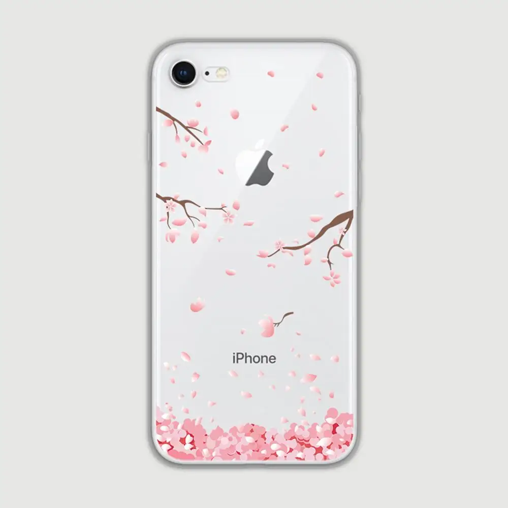 Чехлы для телефонов с японским токийским цветком вишневого дерева сакуры iPhone 7 6 6S