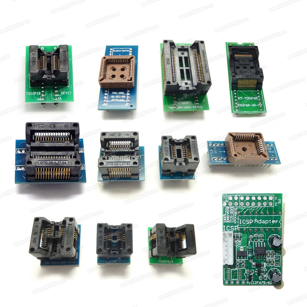 RT809H EMMC-NAND флэш USB Универсальный программатор+ 45 предметов/21 предмет/12 предметов/TSOP48 TSOP56 адаптеры