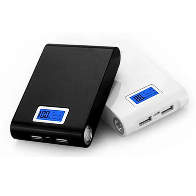 

Power Bank Box Case Dual USB Charger Charging 4x18650 Battery LCD DIY Kits Set for Smart Phone Universal