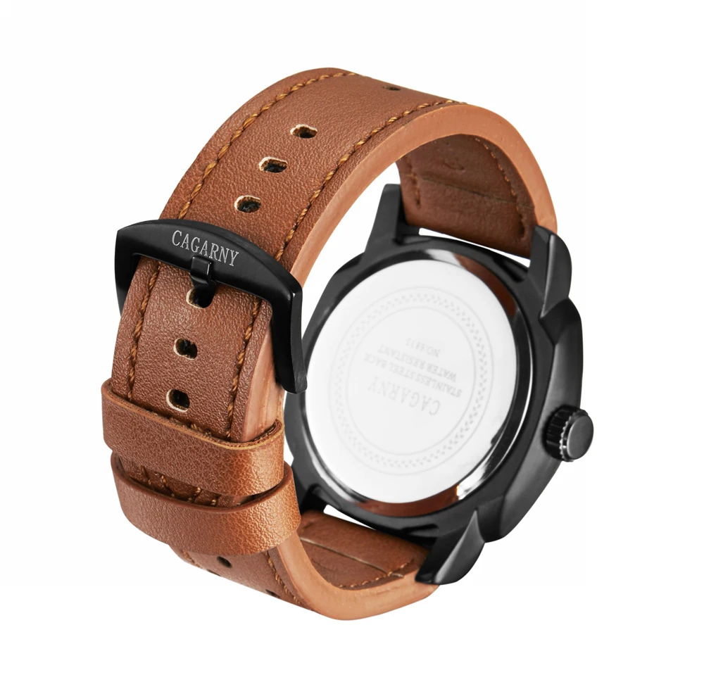 Men's Fashion Casual Sport Quartz Watch Mens Wrist Watches Top Brand Luxury Leather Drop Shipping Wristwatch Male Clock drop cheap price promotion (2)