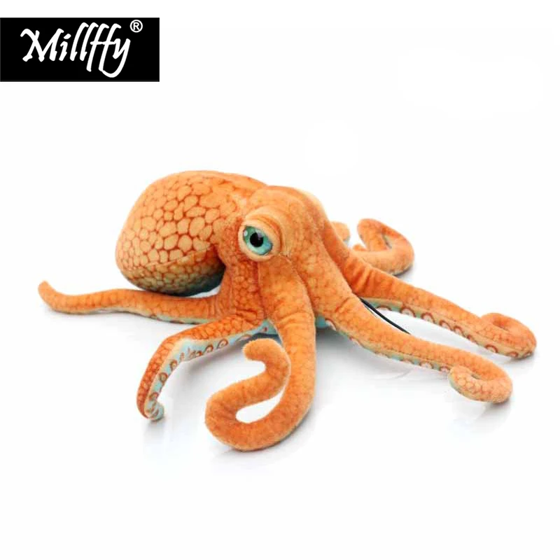 

Dropshipping Millffy 1PC 40cm/80cm New Arrival Realistic Peluches Lifelike Soft Toy Stuffed Octopus Plush Toy for Children Gifts