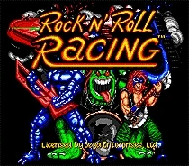 Игровая карта Rock N'Roll Racing 16 bit MD для sega Mega Drive для Genesis