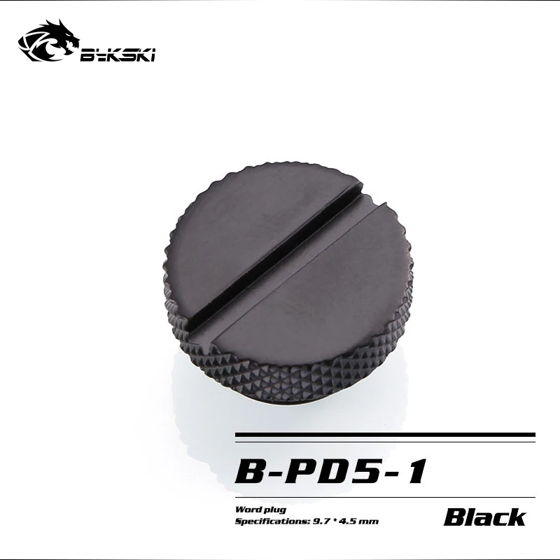 

Bykski G1/4 " Hand tighten Water Stop Water Cooling System Sealing Lock Computer Accessories Fitting Use a Coin to Tightening