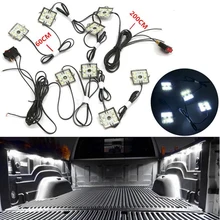 8 шт. светодиодный свет кузове освещение комплект с 48 SMD СВЕТОДИОДНЫЙ s светло Водонепроницаемый для RV лодка грузовой пикап кровать для Toyota Tundra пикап